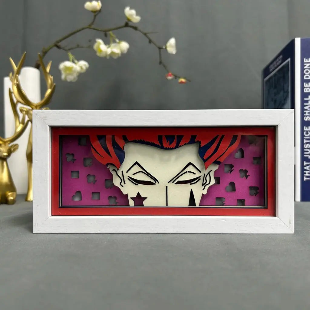 Hunter X Hunter Hisoka Color USB Anime Manga Decor Light Box Night Light