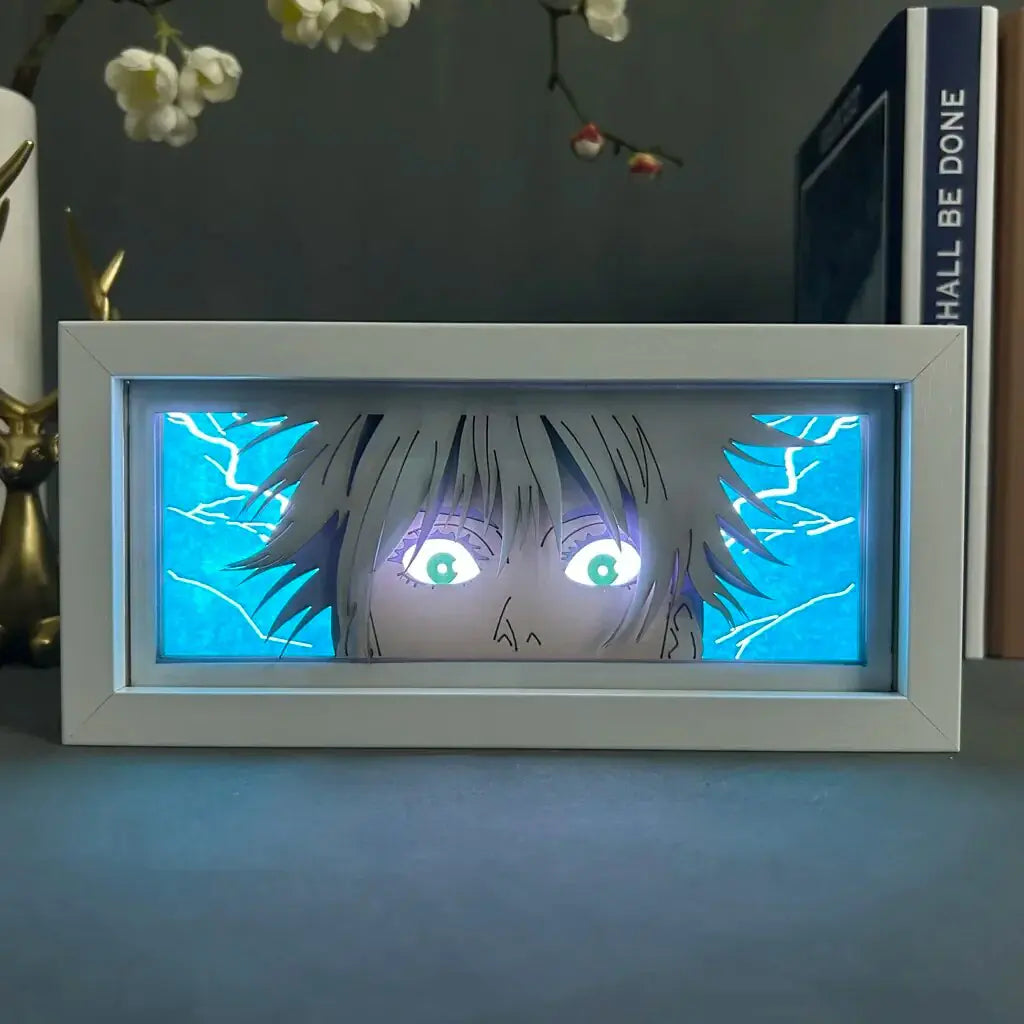 Jujutsu Kaisen Anime Satoru Gojo Eye Face Lamp For Bedroom